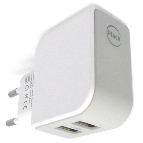 Carregador de Parede Branco, Power Adapter, Iplace