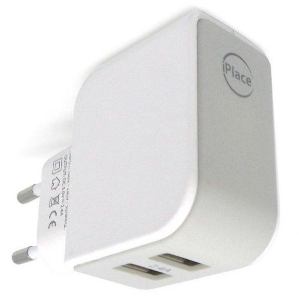 Carregador de Parede Branco, Power Adapter, IPlace