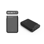 Carregador Portatil Dazz Power Bank Onix 10000Mah 2USB+1Micro USB+Type C Rubber LCD Preto 6014080