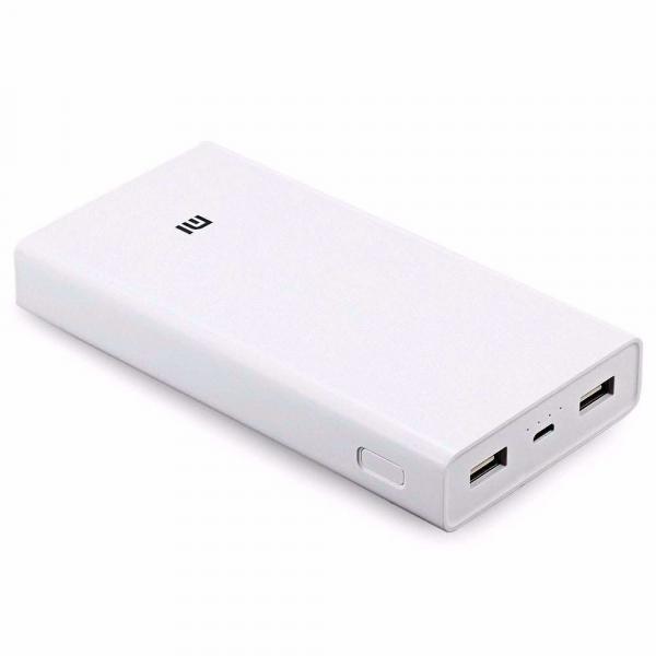 Carregador Portatil Power Banco Xiaomi 20000mah Branco