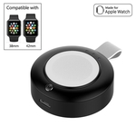 Carregador portátil sem fio do tamanho de bolso, construído em 300 mAh Apple Watch Charger iWatch Charger para Apple Watch Series 3 2 1 38mm 42mm