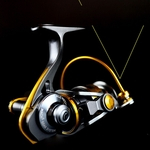 Carretel dos peixes Pesca em metal Tudo Spinning Wheel Gapless All-metal de Pesca Rheel Long Shot