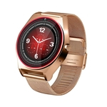 Cartão da forma relógio inteligente Homens Suporte SIM com câmera pedômetro Bluetooth sono Rastreador Aço Smartwatch para o telefone