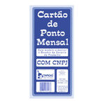 Cartão de Ponto Mensal com CNPJ com 100 unidades - Tamoio