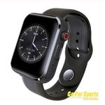 Bluetooth smart phone watch sim card camera music player pedômetro relógio de fitness para ios android