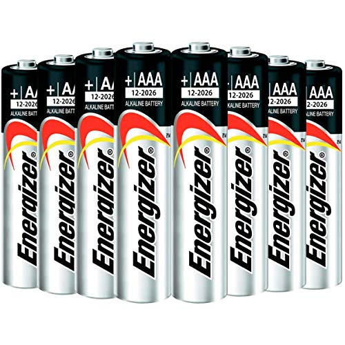 Cartela com 8 Pilhas Alcalinas AAA 1,5V Energizer