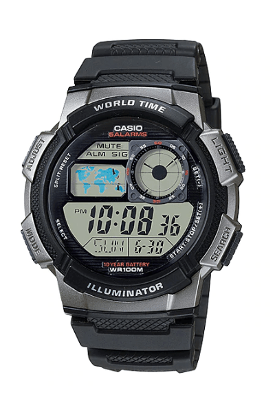 Casio Hora Mundial Ae-1000W-1Bvdf