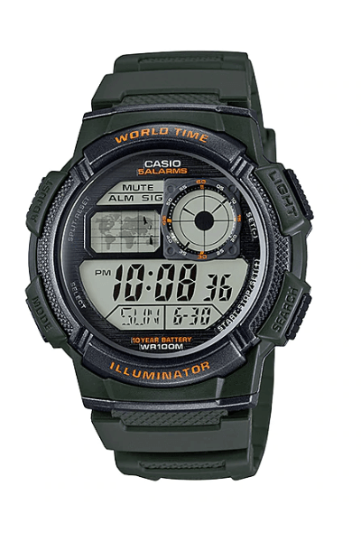 Casio Hora Mundial Ae-1000W-3Avdf