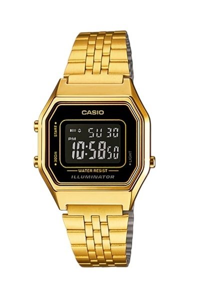 Casio Vintage Feminino La680Wga-1Bdf