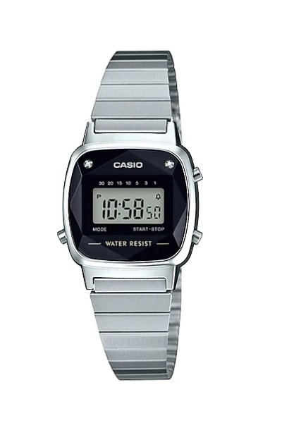 Casio Vintage Mini Feminino La670Wad-1Df - Diamond