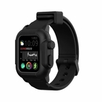 Caso Impermeável Para Apple Watch Banda 4 Iwatch Bandas Strap Silicone 44 Milímetros 40 Milímetros Pulseira Relógio Inteligente Acessórios