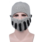 Cavaleiro Cap Inverno Quente Roman Moda Unissex Gorro simples Gladiator criativa Máscara Presente de Natal Chapelaria