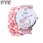 CCQ bonito rel¨®gio pulseira de rel¨®gio pulseira da moda Ladies Watch Rodada