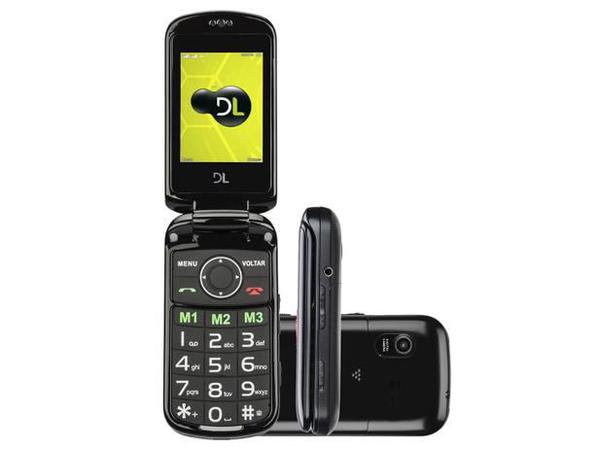 Celular DL YC-130 - Preto - Positivo