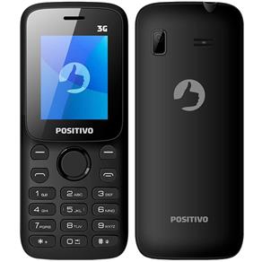 Celular Positivo P31 Dual Chip 1.8" Câmera VGA 128MB - Preto