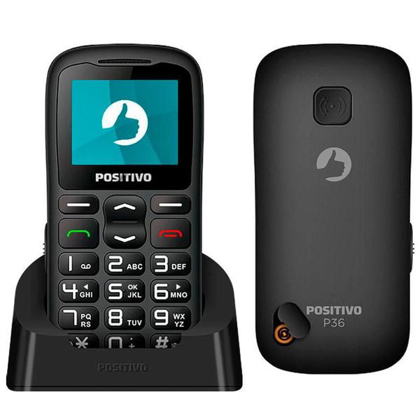 Celular Positivo P36 SC7701 Dual Chip Preto