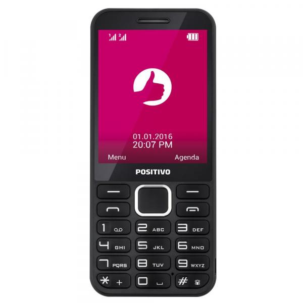 Celular Positivo P28 Dual Chip Bluetooth Preto - POSITIVO