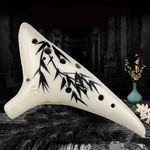 Ceramic 12 buracos Ocarina Flute Zelda Alto C AC Cerâmica musicalinstrument