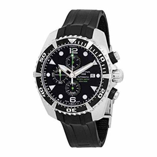 Certina DS Action Diver Chronograph Automatic Black Dial Mens Watch C032.427.17.051.00