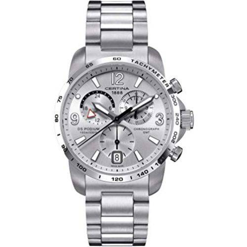 Certina - Wristwatch, Quartz Chronograph, Stainless Steel, Men