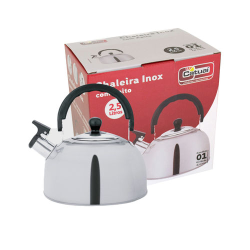 Chaleira Inox Apito 2,5 Litros