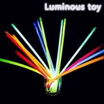 Chegada Nova Noite Toy Lighting 100 Pcs / Set Glow Sticks Pulseira Colares Neon Luzes do partido premium favores Glowing Brinquedos TY