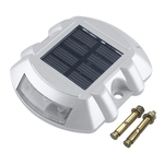 CIS-57653 Alum¨ªnio LED Solar Outdoor Estrada Driveway Doca Caminho Ch?o Lampada Luz