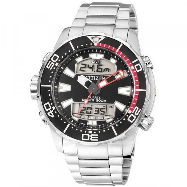 Citizen Masculino Promaster Redondo Digi-ana Pr/vm Aco Tz10164t - JP1090-86E