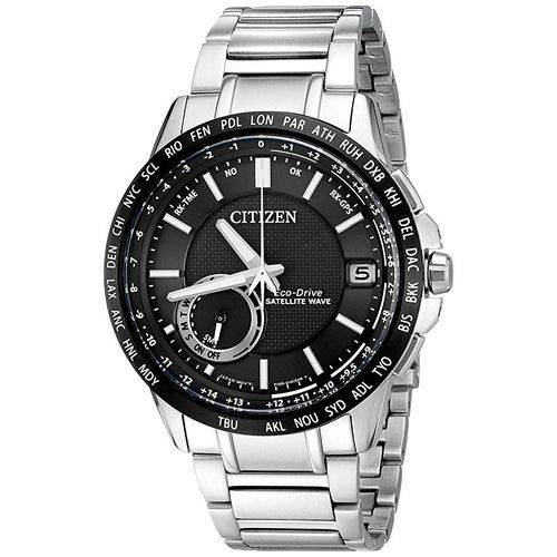 Citizen Satellite Wave World Time Cc3005-85e F150 Gps Safira