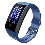 CK28 Pulseira inteligente compatível com IOS Android Smart azul pulseira
