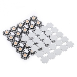 CLAITE 25 pcs 3 W Espectro Completo LEVOU Crescer Contas de Luz de Chip com Alumínio PCB Estrela para Planta Indoor DC3.2-3.4V NOVO