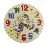  clown Relógio Digital Mão Segure Conselho Jigsaw Puzzle