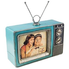 Cofre Tv Grande Oldway em Metal - 36x32x14 Cm