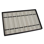 Colar Pulseira Relógio Banda Jóias Display Organizer Tray Holder Grey