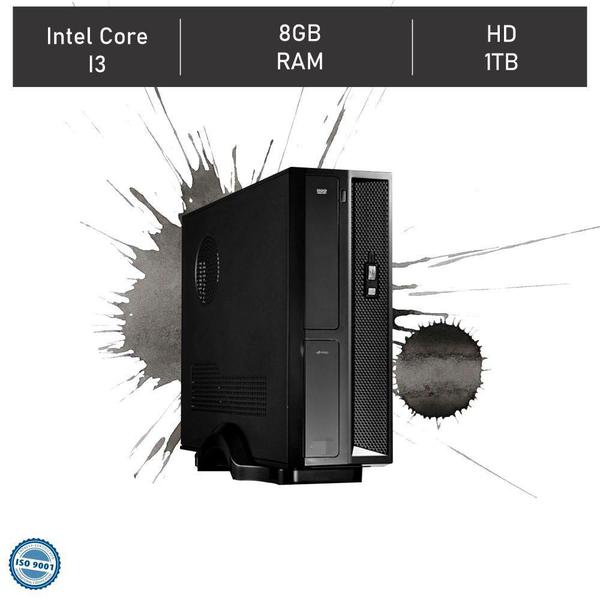 Computador Corporate Slim I3 8gb Hd 1 Tb