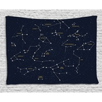 Constellation Tapestry Sky Map Andromeda Lacerta Cygnus Lyra Hercules Draco Bootes Lynx parede de suspensão por quarto sala de estar