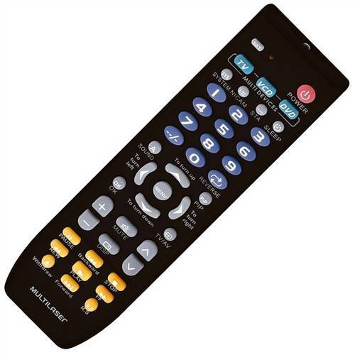 Controle Remoto Universal 3 em 1 Multilaser - Ac088