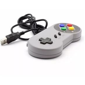 Controle USB PC Video Game Super PAD Snes Joystick Retro - Importado