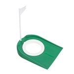 Copo de colocação de golfe indoor com buraco bandeira retorno bola treinamento putter prática auxiliar golfe colocando copo para casa quintal escritório verde