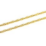 Cordão Em Ouro 18k Corrente Singapura 45cm 015040-45