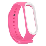 Correia De Pulseira De Substituição De Pulseira De Silicone De Esportes De Duas Cores Para Mi Band 3