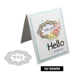 Corte de aço carbono Tarraxa para DIY Scrapbook Card / Background / Lace / convite do cumprimento da flor 3D