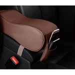 Couro Car Center Box Armrest Console Macia Pad Almofada Four Seasons Universal