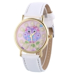 Couro Moda Casual Feminino Quartz