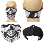 Crânio Neoprene Meia Pescoço Máscara Facial para Motocicleta Ciclismo Snowboard Proteção
