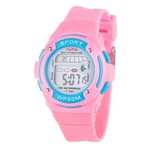 Crian?as multi fun??o imperme¨¢vel Sport Watch Luminous Moda rel¨®gio eletr?nico