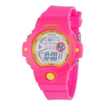 Crian?as Sport Watch multi fun??o imperme¨¢vel Luminous Moda rel¨®gio eletr?nico