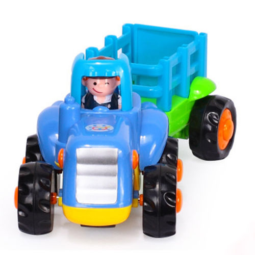 Crianças Bebê Toy Cars Push And Go Brinquedo Caminhões Veículos Set Dumper, Misturador de Cimento, Bulldozer Trator Primeiros Educacionais dos Desenhos Animados Brinquedos