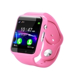 Crianças smart watch crianças rastreador smartwatch com câmera anti perdeu para ios android bt telefone celular tela de toque pedômetro monitor de sono calendário rosa