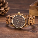 Criativa Natural Fashion Relógios de madeira ultra-finas artesanais de madeira - relógios de quartzo
